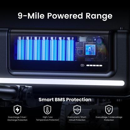 Outisan e-Wagon Air 9-mile powered range with smart BMS protection