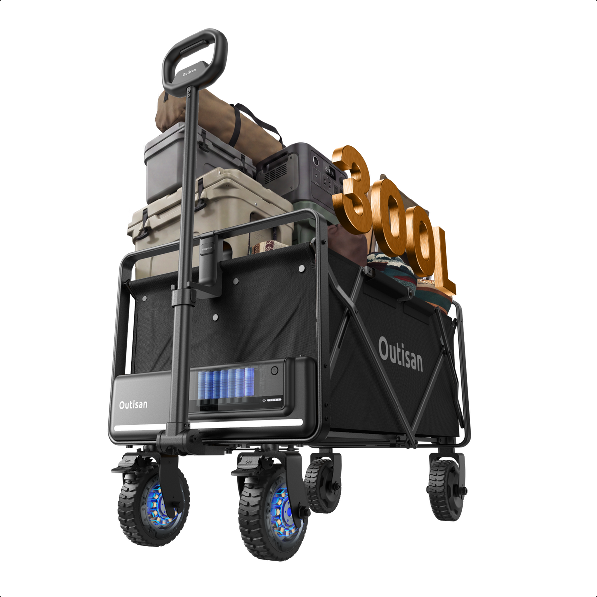 Outisan e-Wagon Air all-terrain electric wagon in black