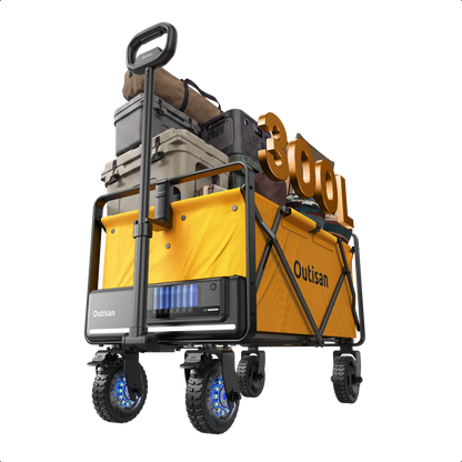 Outisan e-Wagon Air electric wagon in yellow
